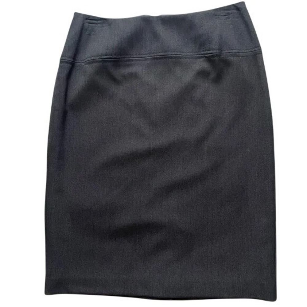 Apt. 9 Gray Knee-Length Pencil Skirt, Size 2